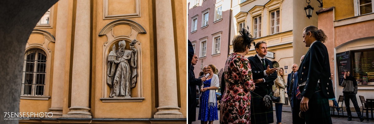 Warszawa fotoreportaż ślubny Stare Miasto ślub kościół św Marcina Piwna 9 wedding ceremony